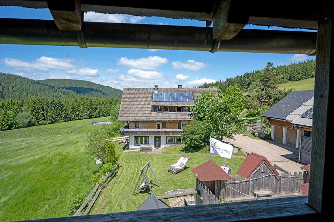 Ferienwohnung Taubenschlag auf dem Farnbauernhof für ökologisch bewusste Familienferien im Schwarzwald