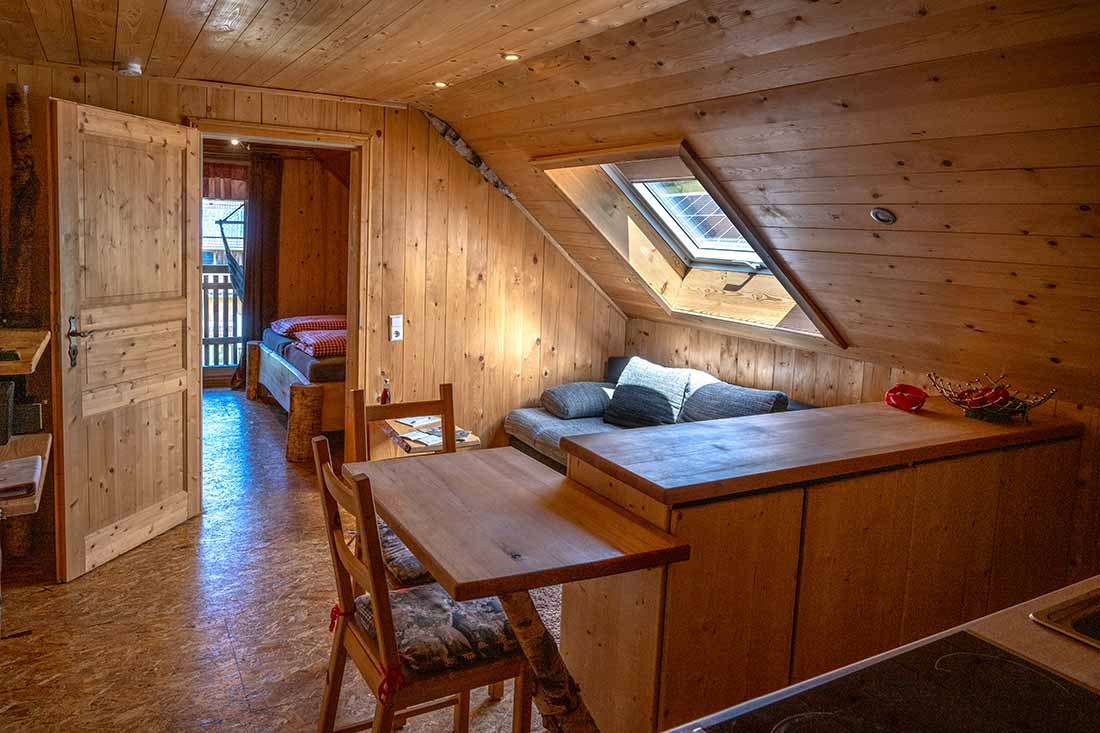 Ferienwohnung Heustock auf dem Farnbauernhof für perfekte Ferien mit Kindern und Tieren im Schwarzwald